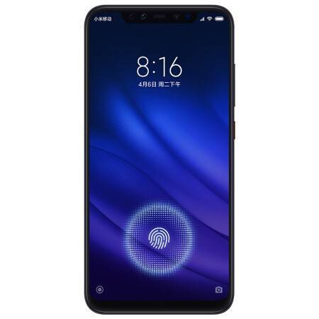 小米8屏幕指紋版 6GB+128GB 黑色 全網通4G 雙卡